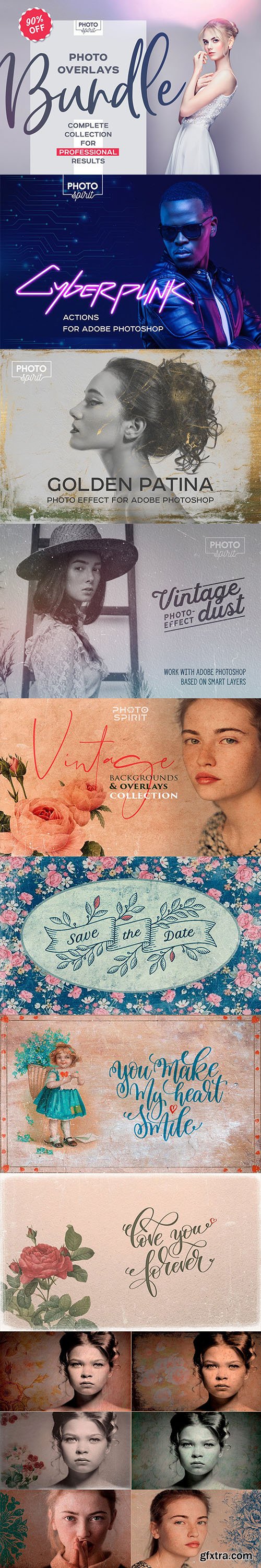 CreativeMarket - PHOTO OVERLAYS BUNDLE 1984667 UPDATE 02-05-2021!