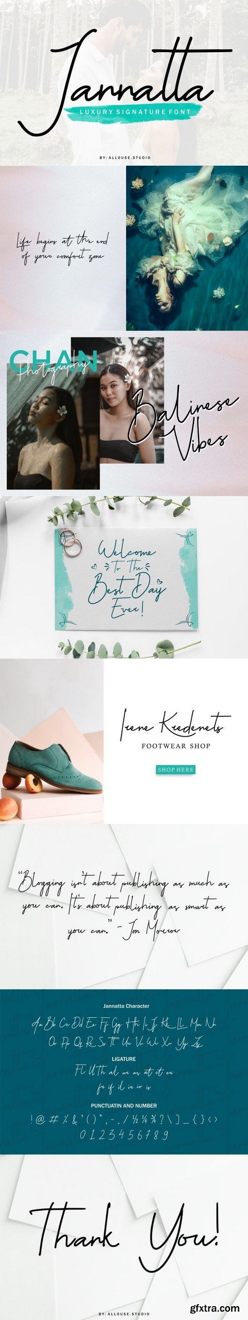 Graphicriver 28854863 - Jannatta | Luxury Signature Font