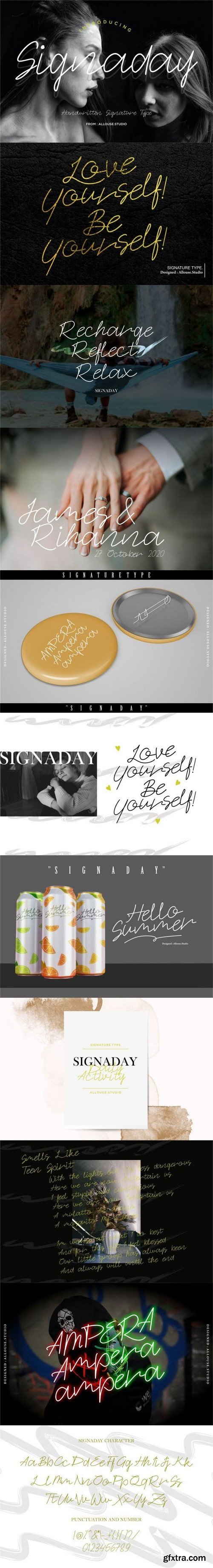 Graphicriver 28854950 - Signaday | Monoline Handwritten