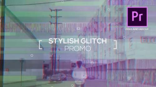 Videohive - Stylish Glitch Opener