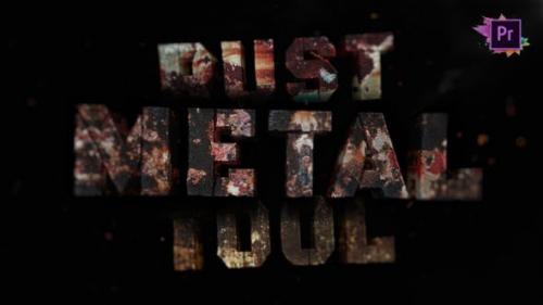 Videohive - Metal Rust Toolkit | Title Maker For Premiere Pro MOGRT