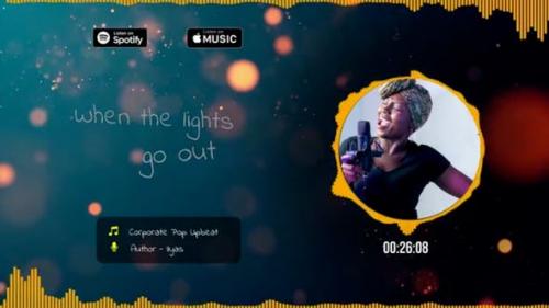 Videohive - Music Players With Lyrics Titles