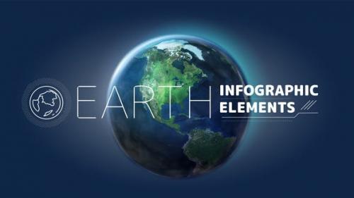 Videohive - Earth Infographic Elements