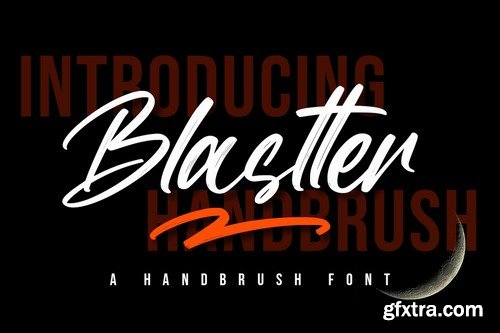 Blastter - Brush Font