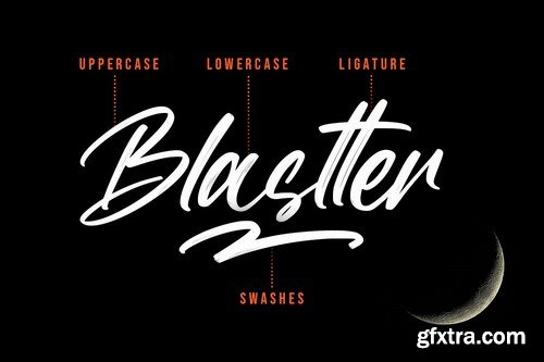 Blastter - Brush Font