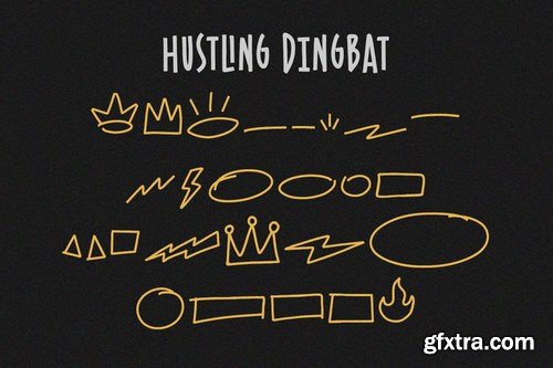 Hustling Harder - Bouncing Font