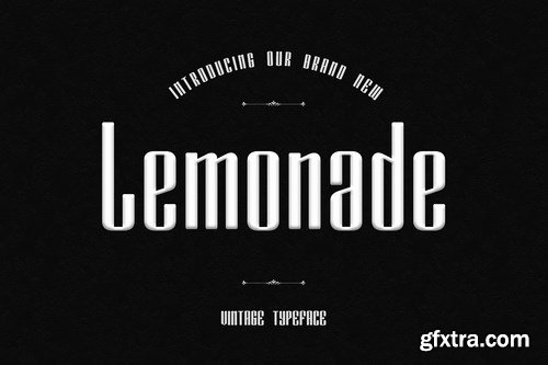 Lemonade Unique Display Font