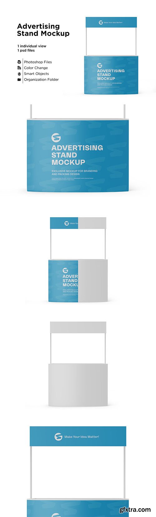 CreativeMarket - Advertising Stand Mockup 6063294