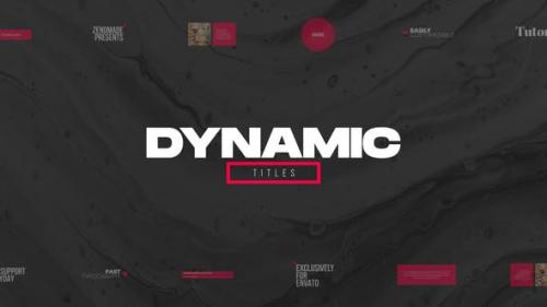 Videohive - Dynamic Titles for Premiere Pro