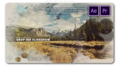 Videohive - Drop Ink Slideshow