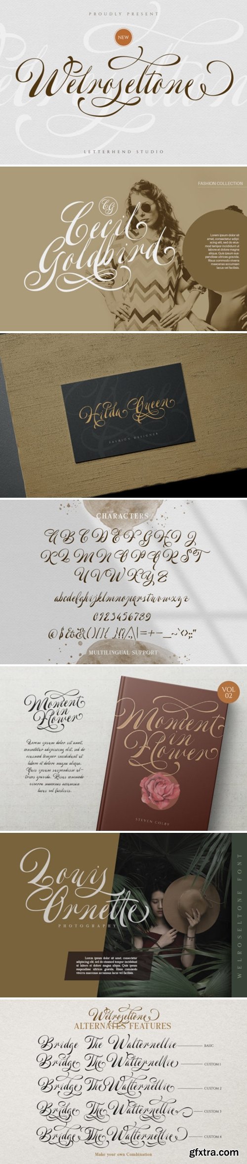 Welroseltone Font