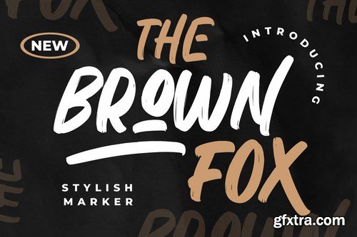 CM - The Brown Fox Stylish Marker 6100536