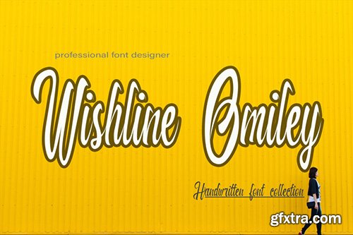 Wishline Omiley Font 