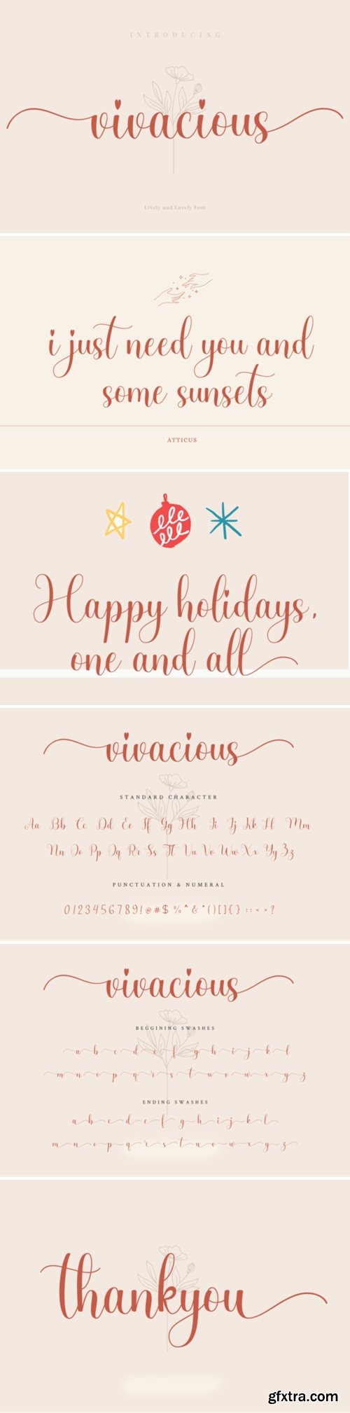 Vivacious Font