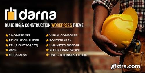 ThemeForest - Darna v1.2.8 - Building & Construction WordPress Theme - 12271216