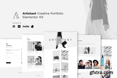 ThemeForest - Artistant v1.0.0 - Creative Photography Portfolio Elementor Template Kit - 31944548