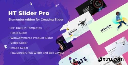 CodeCanyon - HT Slider Pro For Elementor v1.0.8 - 25509064