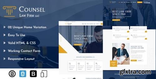 ThemeForest - Counsel v1.0 - Law Firm HTML - 31701866