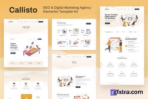 ThemeForest - Callisto v1.0.1 - SEO & Digital Marketing Agency Elementor Template Kit - 30492149