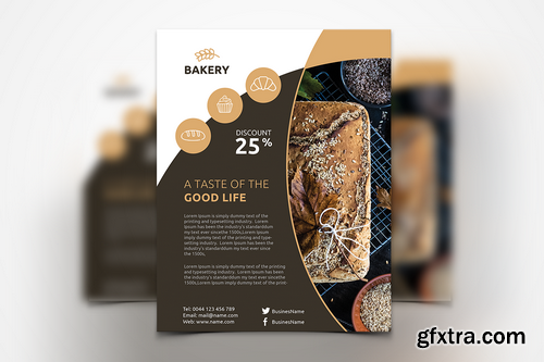 025 - Bakery Flyer Template