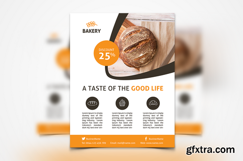 026 - Bakery Flyer Template