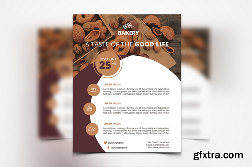 028 - Bakery Flyer Template