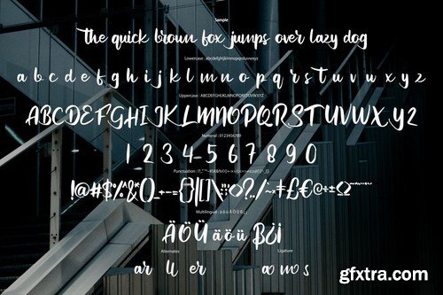 Katrite Modern Script Font