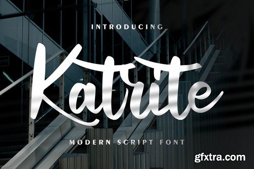 Katrite Modern Script Font