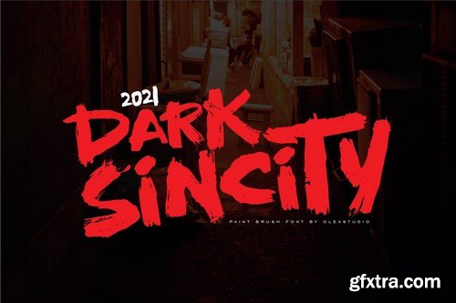 DARKSINCITY - Display Font