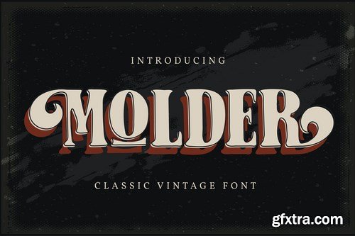 Molder Classic Vintage Font