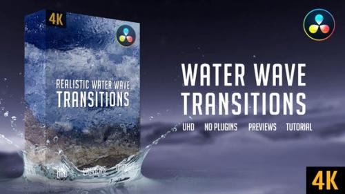 Videohive - Water Wave Transitions | 4K