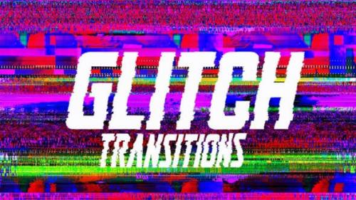 Videohive - Drag-N-Drop Glitch Transitions