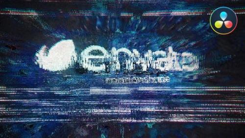 Videohive - Glitch Logo for DaVinci Resolve