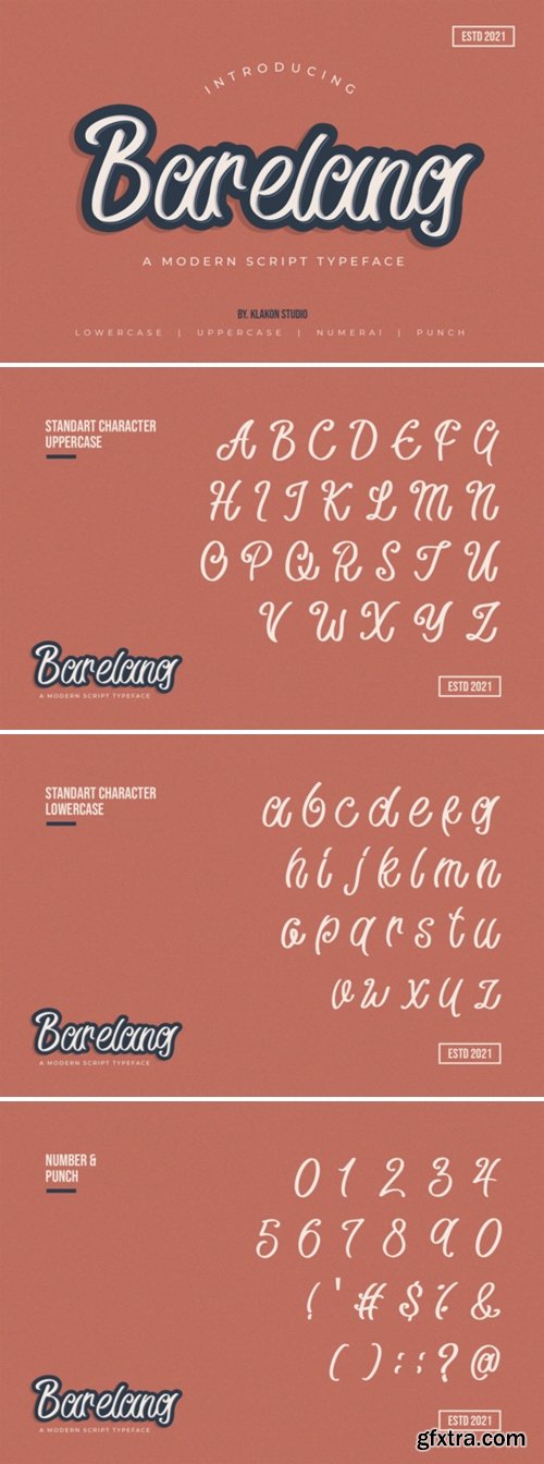 Barelang Font