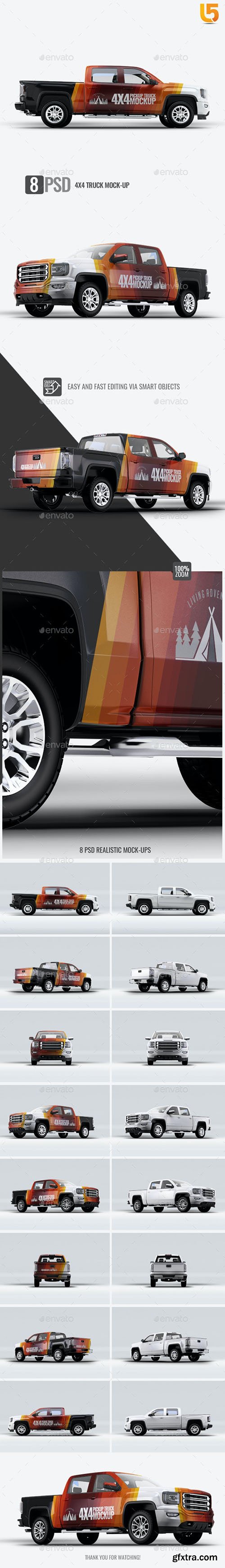 GraphicRiver - Truck 4X4 Mock-Up 30464704