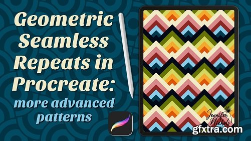 Geometric Seamless Repeats in Procreate: More Advanced Patterns