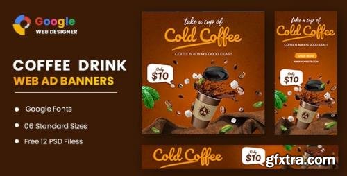 CodeCanyon - Coffee Google Adwords Banner Google Web Designer v1.0 - 31989261