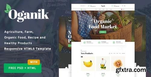 ThemeForest - Oganik v1.0 - HTML Template For Organic Food Products & Agriculture Farm - 29905955