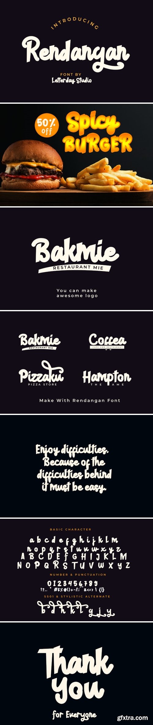 Rendangan Font