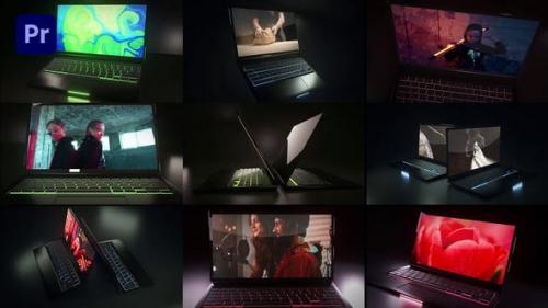 Videohive - Dark Laptop Mockup