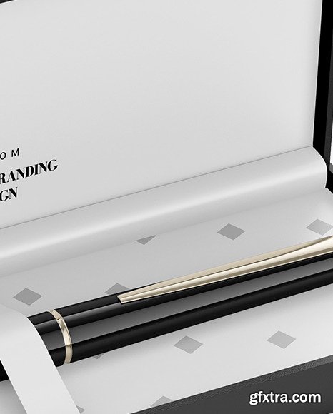 Gift Writing Pen in Box Mockup 82562