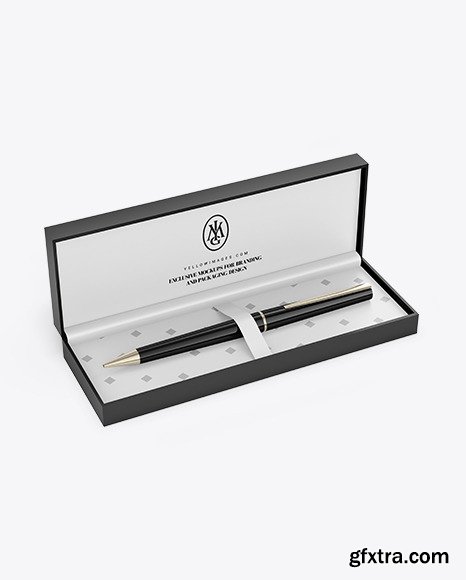 Gift Writing Pen in Box Mockup 82562