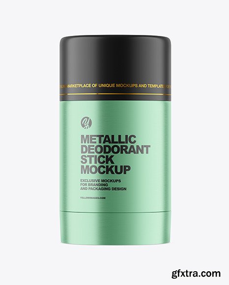 50g Matte Metallic Deodorant Stick Mockup 82447