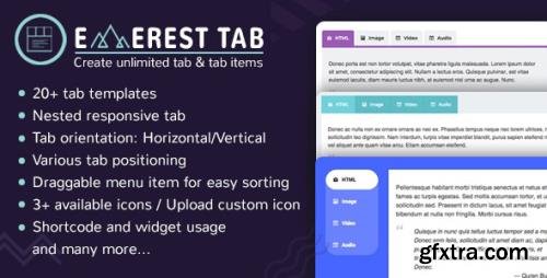 CodeCanyon - Everest Tab v1.1.8 - Responsive Tab Plugin For WordPress - 21235980
