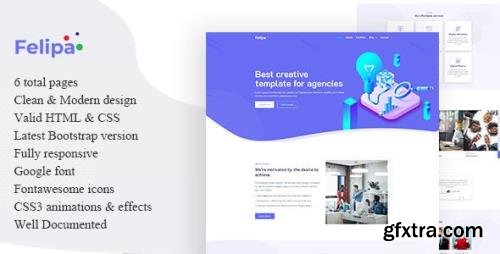 ThemeForest - Felipa v1.0 - Agency Template - 23491796