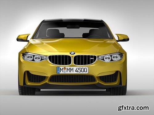 BMW M4 Coupe F32 2015 3d model