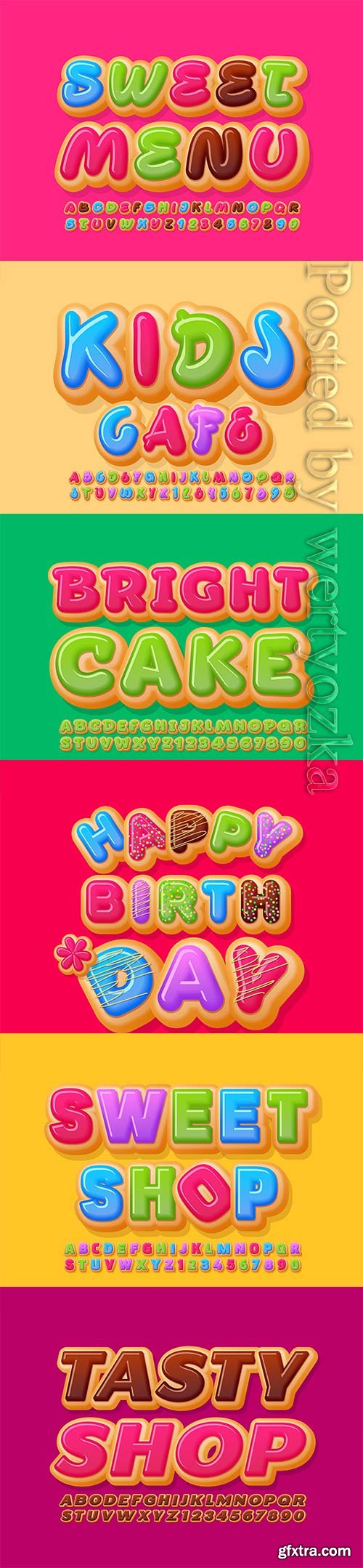 3d editable text style effect vector vol 348