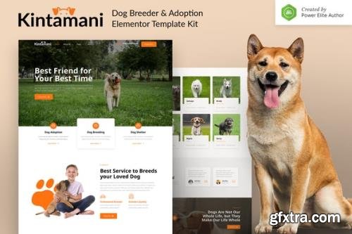 ThemeForest - Kintamani v1.0.0 - Dog Breeder Adoption Elementor Template Kit - 32006566