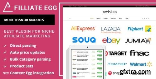 CodeCanyon - Affiliate Egg v10.1.1 - Niche Affiliate Marketing Wordpress Plugin - 21852757 - NULLED