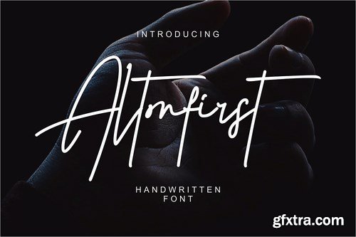 Altonfirst Handwritten Font